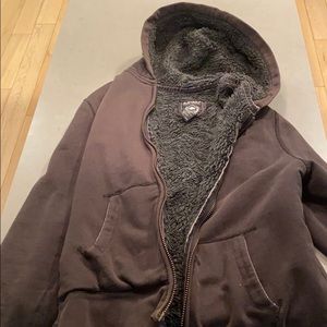 Fur Buffalo David Bitton black Jacket